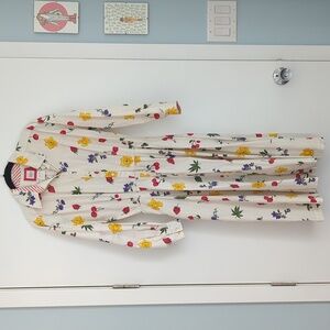 Vintage Fruit, Flowers And Foliage Dress